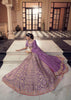Lilac Purple Embroidered Designer Lehenga Set