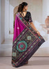 Radiance Purple Patola Silk Saree