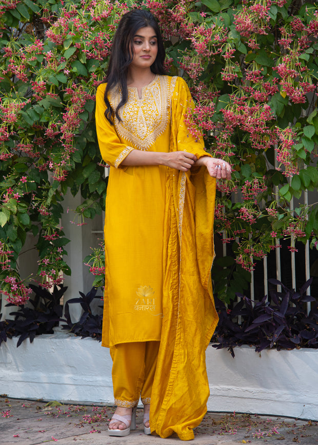 Luminosity Thread Embroidered Suit (10702046527681)