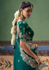 Teal Green Embroidered Designer Saree