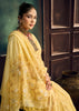 Yellow Woven Munga Cotton Silk Saree