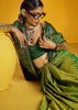 Pista Green Woven Banarasi Silk Saree
