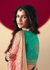 Blossom Pink Woven Banarasi Silk Saree