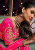 Yellow And Pink Heavy Banarasi Designer Lehenga