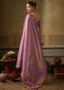 Sparkling Purple Woven Kanjivaram Silk Saree