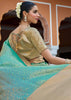 Rama Green Bead Work Kanjivaram Soft Silk Saree