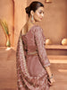 Rose Mauve Designer Tissue Silk Saree
