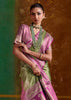 Piquant Green Banarasi Satin Silk Saree