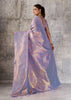 Lavender Woven Kanjivaram Silk Saree