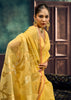 Vibrant Yellow Woven Cotton Silk Saree
