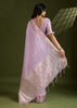 Sweet Lilac Woven Soft Silk Saree