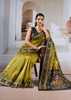 Palm Green Patola Silk Saree