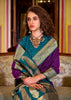 Royal Purple Banarasi Soft Silk Saree