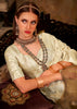 Snow White Woven Banarasi Sain Silk Saree