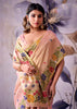 Rose Pink Woven Tissue Silk Saree