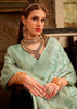 Sea Green Woven Banarasi Sain Silk Saree