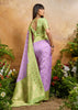 Lilac Purple Woven Soft Silk Saree