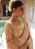 Champagne Beige Bead Work Kanjivaram Soft Silk Saree