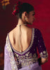Lavender Purple Designer Embroidered Saree