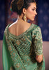 Summer Green Embroidered Tissue Designer Saree