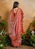 Earth Red Printed Patola Silk Saree