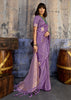 Lavender Purple Woven Banarasi Satin Silk Saree