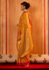 Zinnia Yellow Woven Banarasi Silk Saree