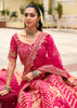 Hot Pink Heavy Embroidered Stitched Designer Lehenga