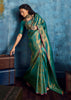 Tropical Green Banarasi Silk Saree