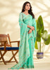 Summer Green Woven Linen Silk Saree