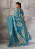 Blue Woven Kanjivaram Silk Saree