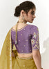 Herbal Green Designer Organza Tissue Silk Saree