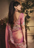 Dusty Pink Tissue Organza Designer Saree