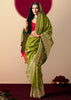 Henna Green Woven Banarasi Silk Saree