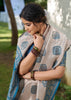 Mailbu Blue Woven Banarasi Silk Saree