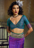 Royal Purple Woven Banarasi Silk Saree