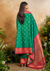 Natural Green Woven Soft Silk Saree
