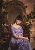 Lilac Mist Tissue Organza Designer Saree