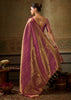 Dahlia Purple Woven Kanjivaram Silk Saree