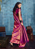 Dahlia Purple Banarasi Silk Saree