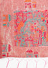 Pastel Pink Woven Linen Cotton Silk Saree