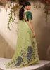 Pista Green Woven Cotton Silk Saree