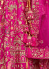Rani Pink Heavy Embroidered Designer Lehenga