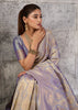 Pastel Voilet Woven Kanjivaram Silk Saree