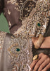 Aluminum Grey Embroidered Designer Saree