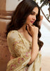 Beige Banarasi Silk Embroidered Lehenga