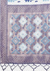 Sky Blue Woven Cotton Linen Silk Saree