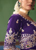 Medieval Blue Embroidered Designer Saree