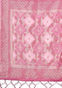 Blush Pink Woven Cotton Linen Silk Saree