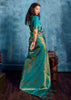 Tropical Green Banarasi Silk Saree